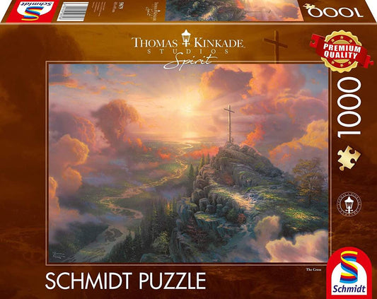 Schmidt Spiele Puzzle - Thomas Kinkade, Spirit, Das Kreuz, 1.000 Teile