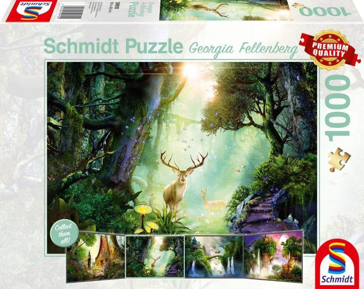 Schmidt Spiele Puzzle - Rehe im Wald, 1000 Teile