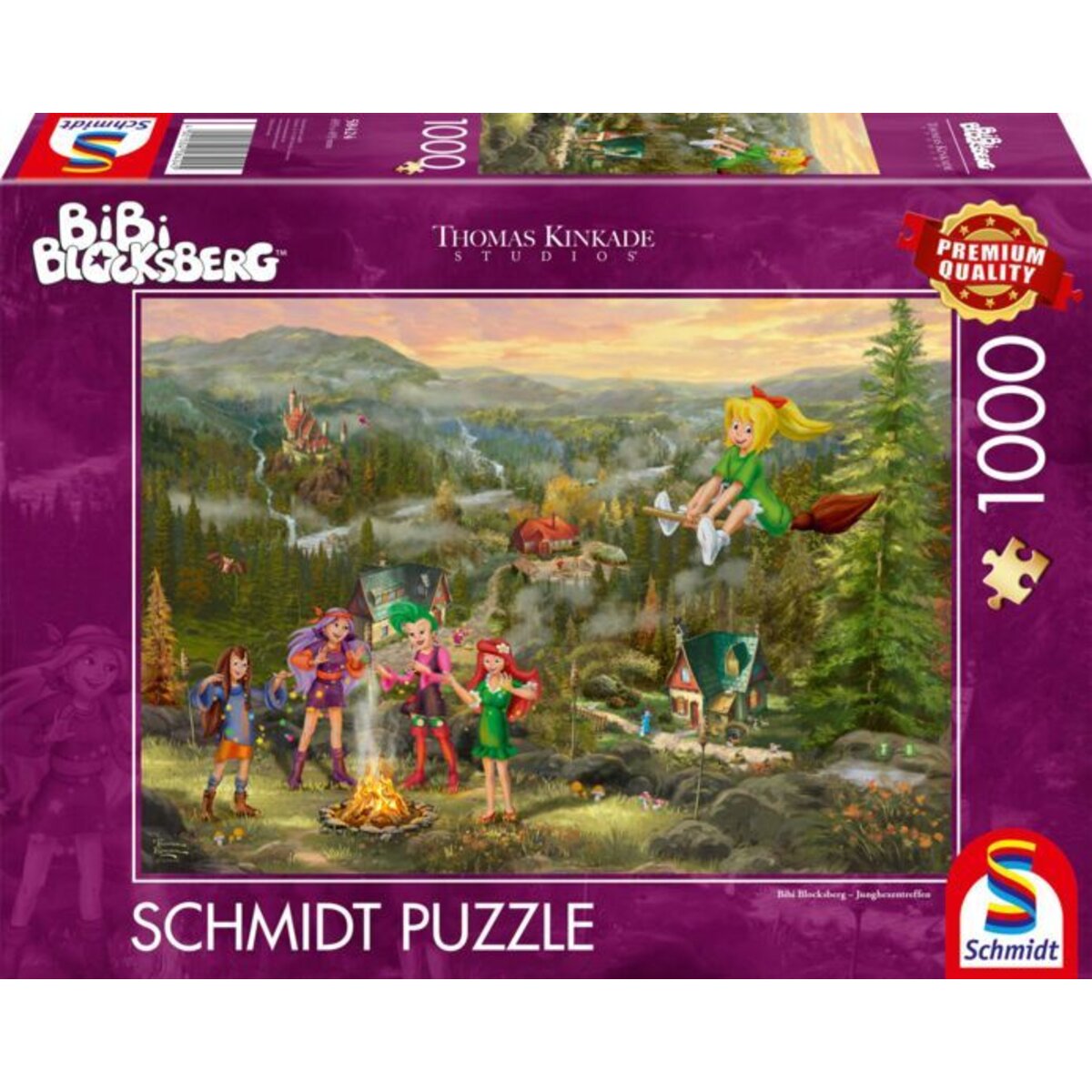 Schmidt Spiele Puzzle - Bibi Blocksberg, Junghexentreffen, 1000 Teile