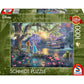 Schmidt Spiele Puzzle - Thomas Kinkade: Disney - Die Prinzessin und der Frosch (Froschkönig), 1.000 Teile