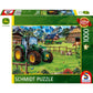 Schmidt Spiele Puzzle - Alpenvorland mit Traktor: John Deere 6120M, 1000 Teile