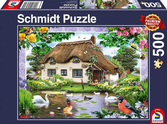 Schmidt Spiele Puzzle - Romantisches Landhaus, 500 Teile