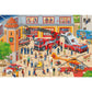 Schmidt Spiele Puzzle - Kindertag auf der Feuerwehrstation, 60 Teile
