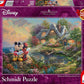 Schmidt Spiele Puzzle - Kinkade Disney Sweethearts Mickey & Minnie, 1000 Teile