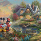 Schmidt Spiele Puzzle - Kinkade Disney Sweethearts Mickey & Minnie, 1000 Teile