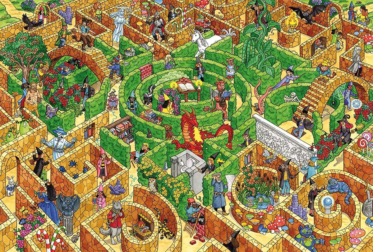 Schmidt Spiele KinderPuzzle - Labyrinth, 150 Teile