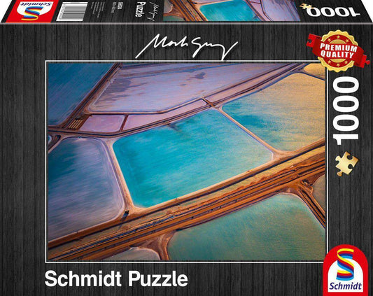 Schmidt Spiele Puzzle - Mark Gray Pastelle, 1000 Teile