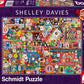 Schmidt Spiele Puzzle - Shelley Davies Vintage Gesellschaftsspiele, 1000 Teile