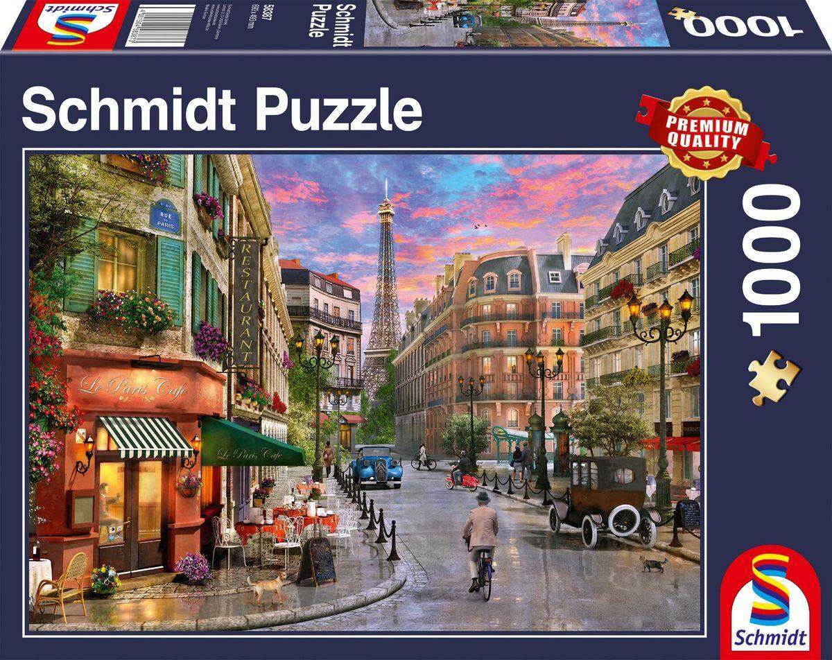 Schmidt Spiele Puzzle - Straße zum Eiffelturm, 1.000 Teile