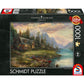 Schmidt Spiele Puzzle - Thomas Kinkade Ausflug am Vatertag, 1000 Teile