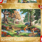 Schmidt Spiele Puzzle - Thomas Kinkade Disney Winnie The Pooh, 1000 Teile