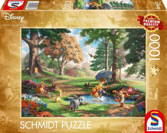 Schmidt Spiele Puzzle - Thomas Kinkade Disney Winnie The Pooh, 1000 Teile