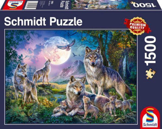 Schmidt Spiele Puzzle - Wölfe, 1500 Teile