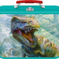 Schmidt Spiele Puzzle - Box im Metallkoffer Dinos, 4 Puzzle