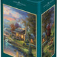 Schmidt Spiele Puzzle - Thomas Kinkade Puzzle - Nature' Paradise, 500 Teile
