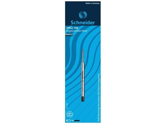 Schneider Kugelschreibermine Office 708, dokumentenecht, M, schwarz