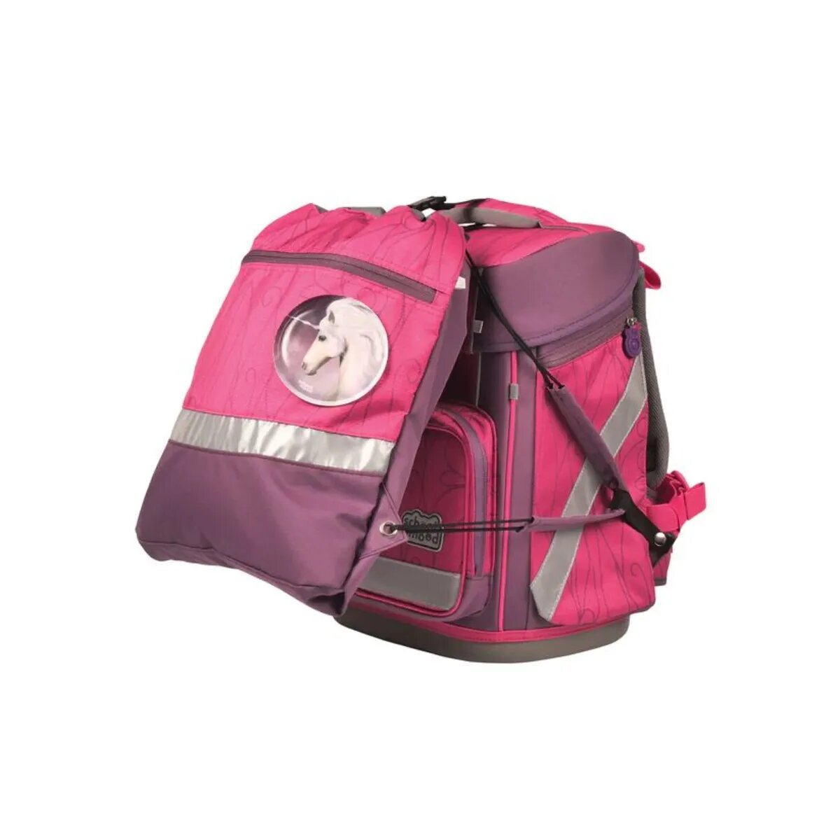 School-Mood Schulranzenset Hero Maxx Air+ Luisa (Einhorn)