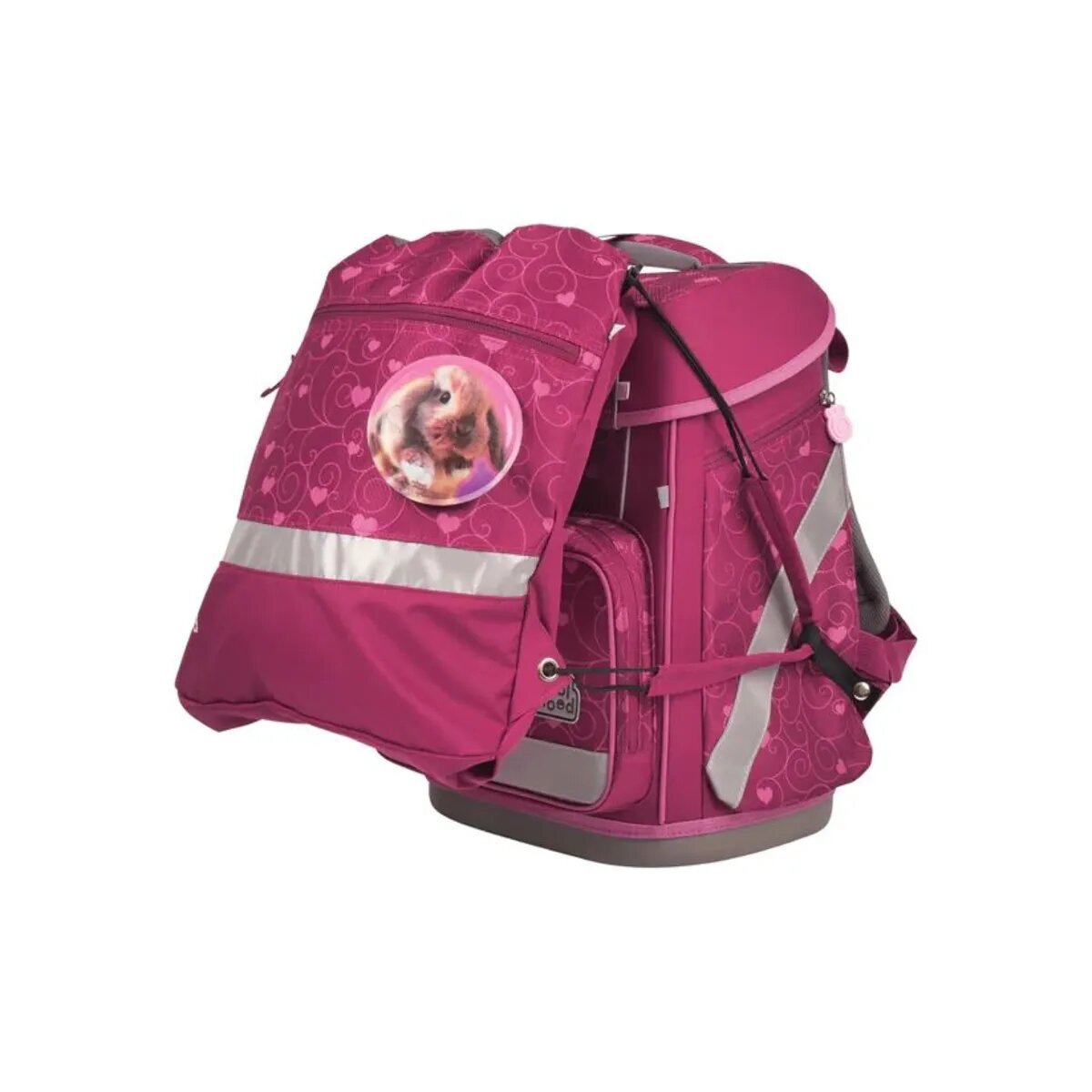 School-Mood Schulranzenset Hero Maxx Air+ Hannah (Hase)