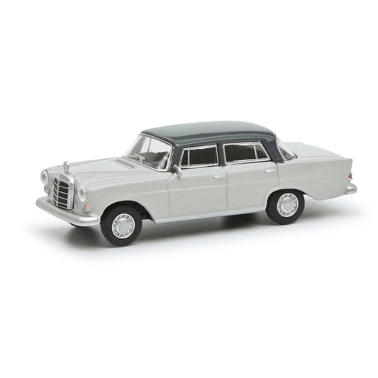 Schuco MB 200 D Heckflosse hellgrau 1:64