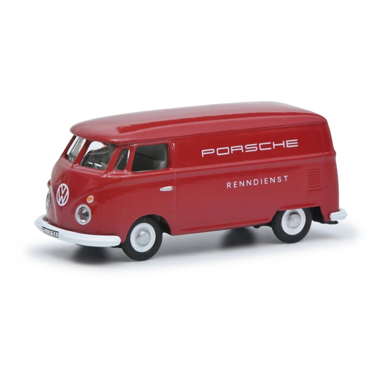 Schuco VW T1 PORSCHE rot 1:87