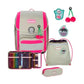 Scout Schulranzen-Set Genius DIN Pink Cherry, 4-teilig
