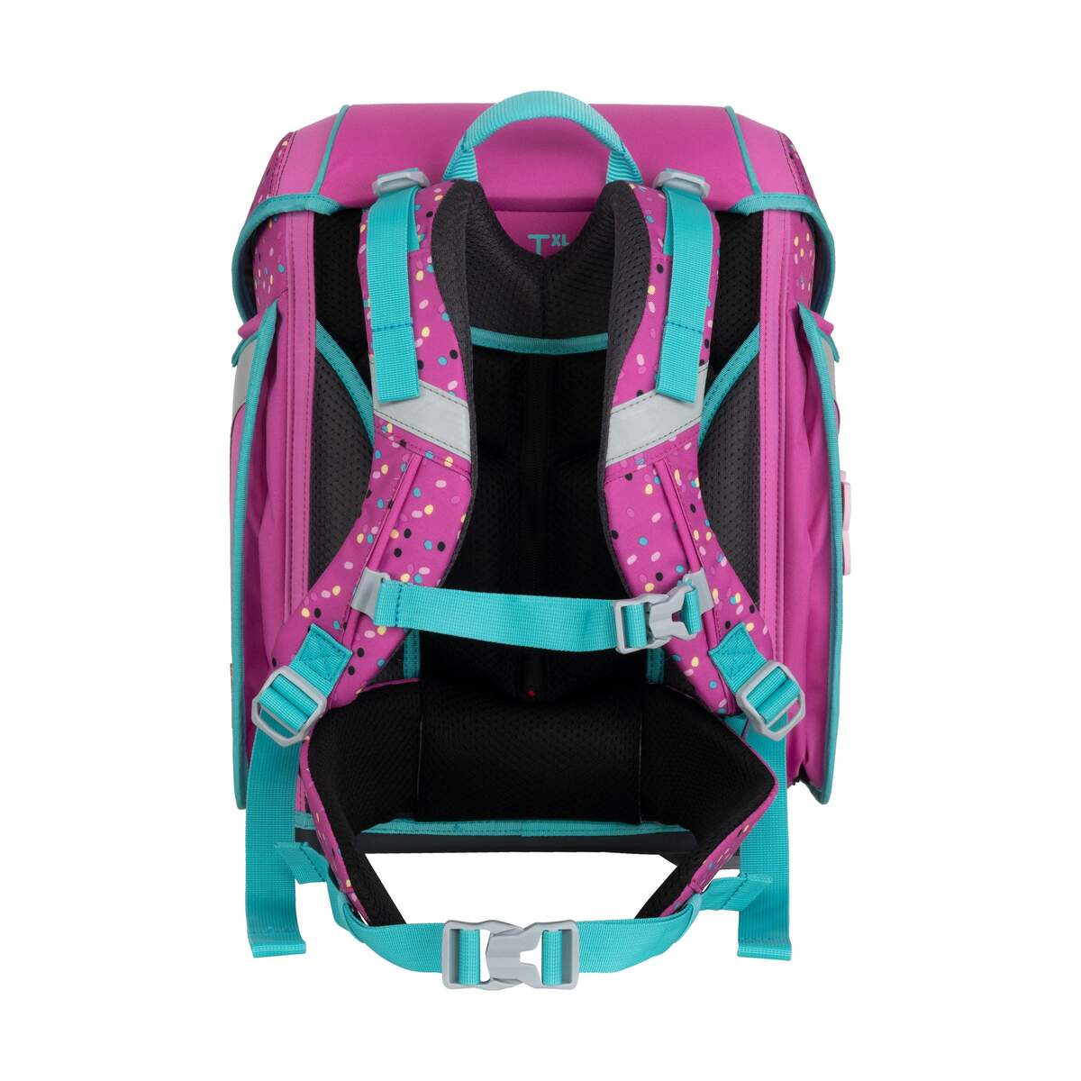 Scout Genius Schulranzenset Flamingo, 4-teilig