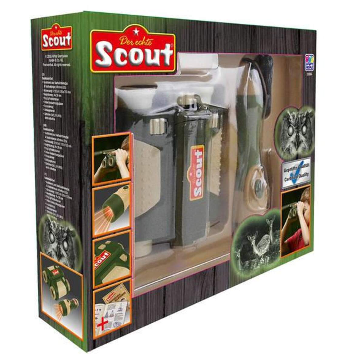 Scout Nachtsichtgerät bestehend aus Nachtsichtglas und Taschenlampe