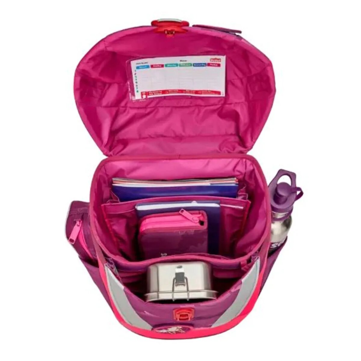 Scout Schulranzen-Set Sunny II DIN Pink Horse, 4-teilig