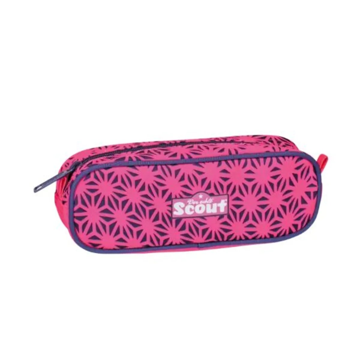 Scout Schulranzen-Set Sunny II DIN Neon Safety Pink Glow, 4-teilig