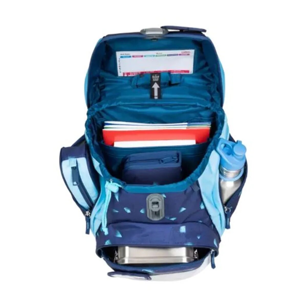 Scout Schulranzen-Set Alpha Exklusiv LED Pegasus, 4-teilig