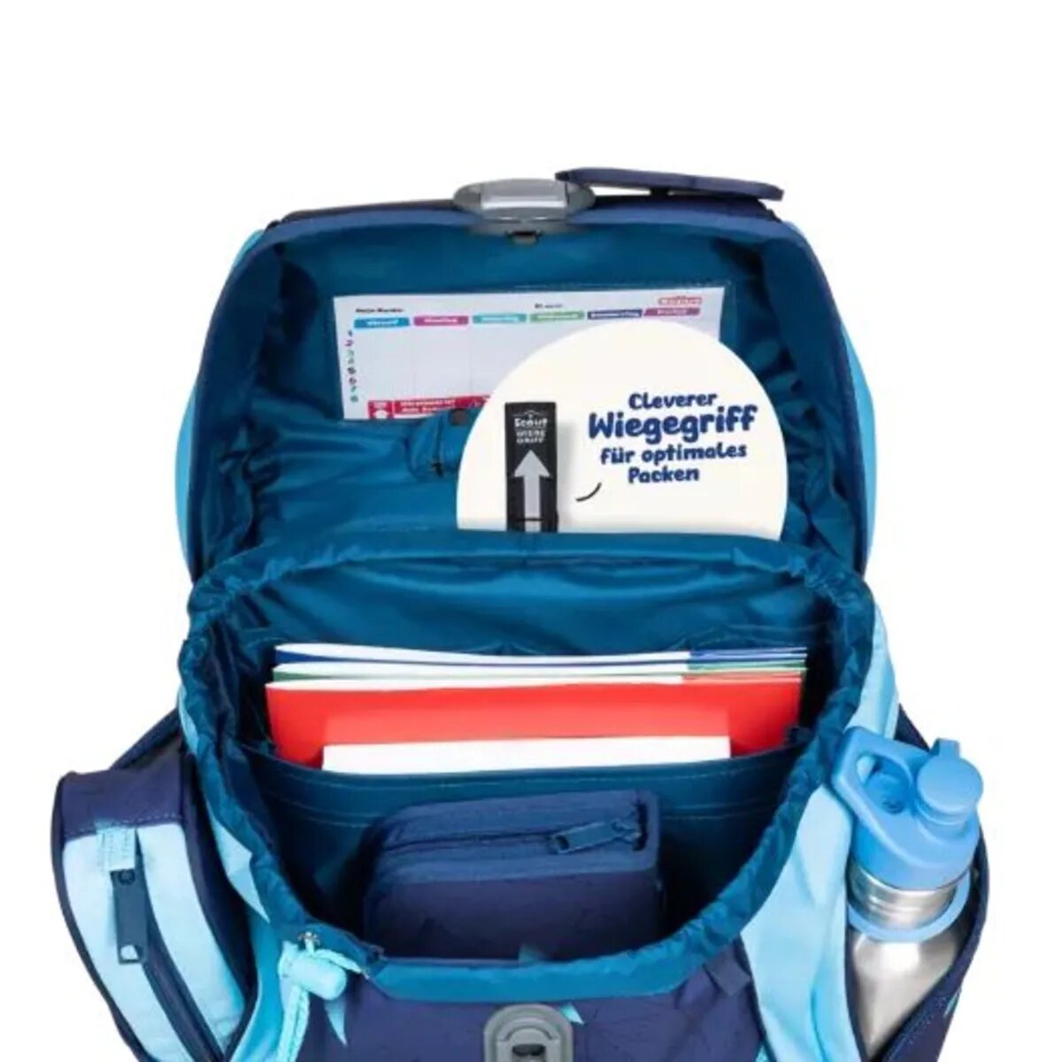 Scout Schulranzen-Set Alpha Exklusiv LED Pegasus, 4-teilig