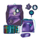 Scout Schulranzen-Set Alpha Exklusiv Superflash Purple Magic, 4-teilig