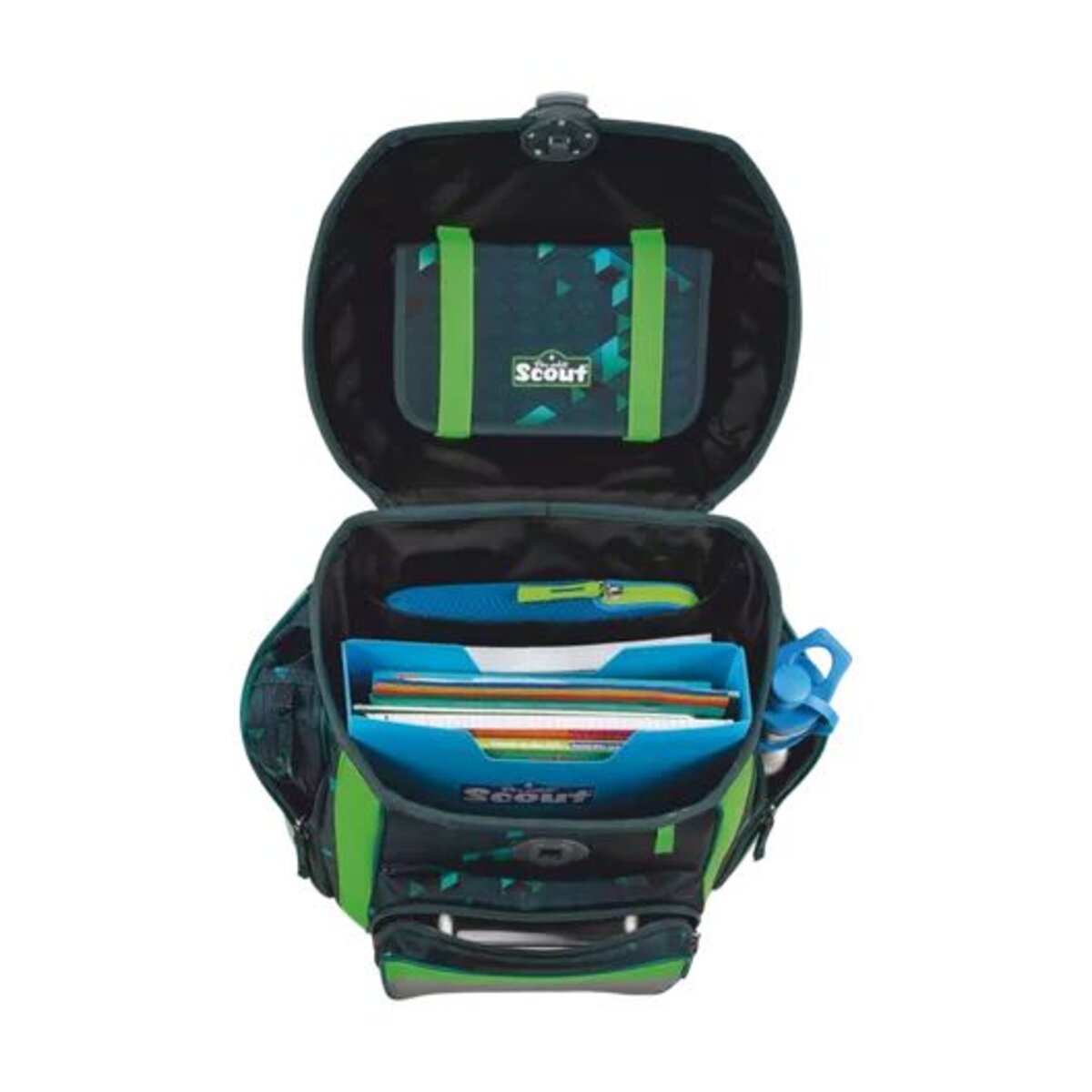 Scout Schulranzen-Set Genius DIN Cubes