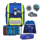 Scout Schulranzen-Set Genius DIN Blue Police, 4-teilig