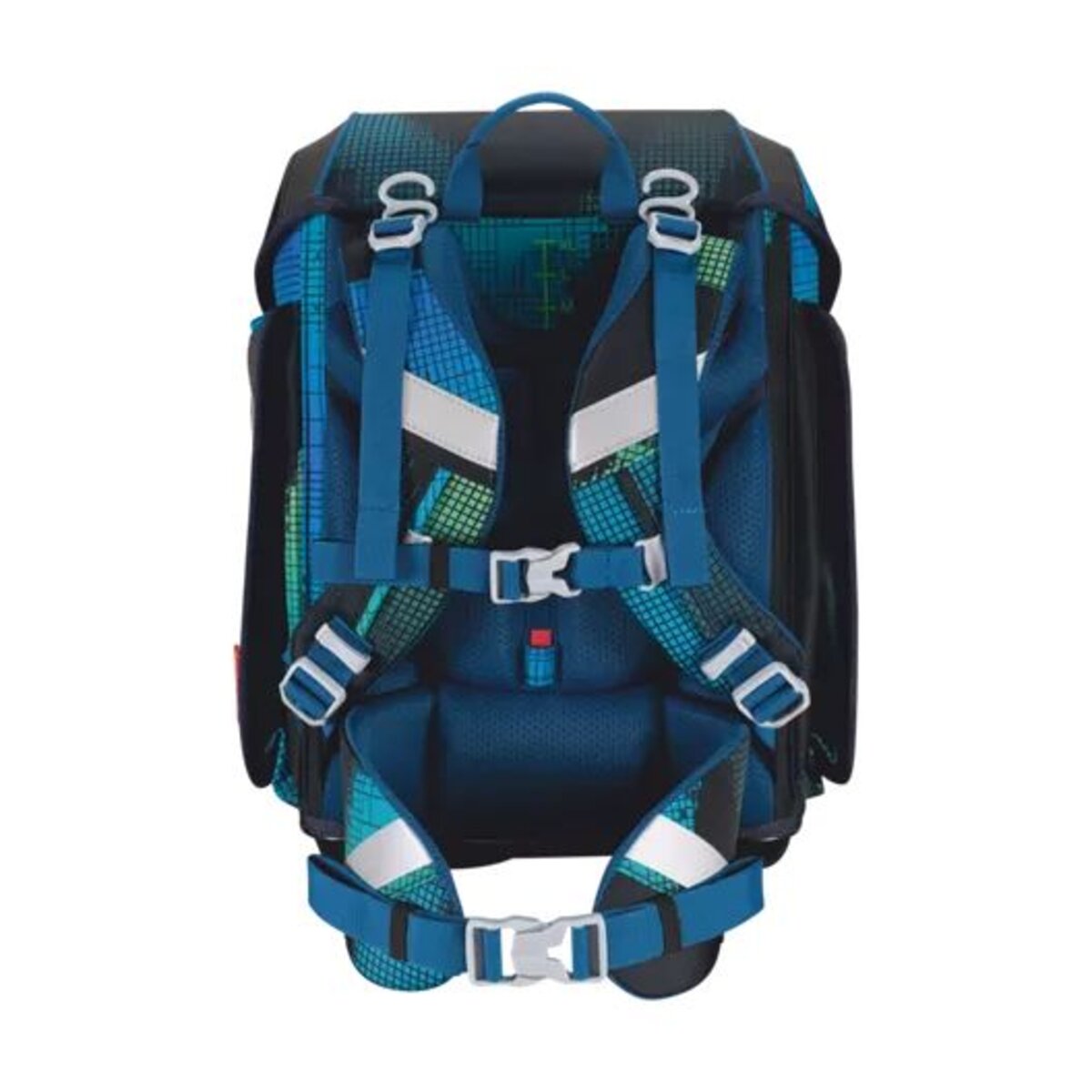 Scout Schulranzen-Set Genius Set Movie Star Blue Pixel