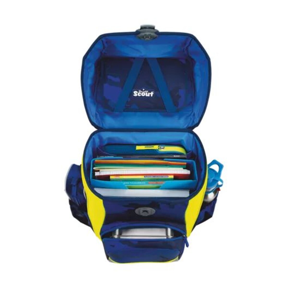 Scout Schulranzen-Set Neo DIN Blue Police