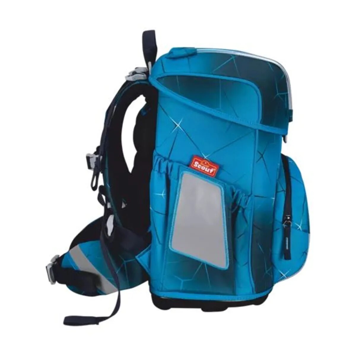 Scout Schulranzen-Set Neo Exklusiv Safety Light Polar Blue