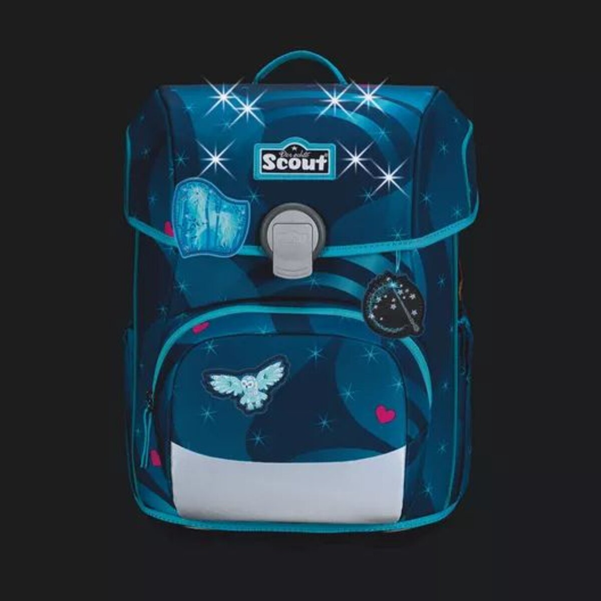 Scout Schulranzen-Set Neo Exklusiv LED Heaven