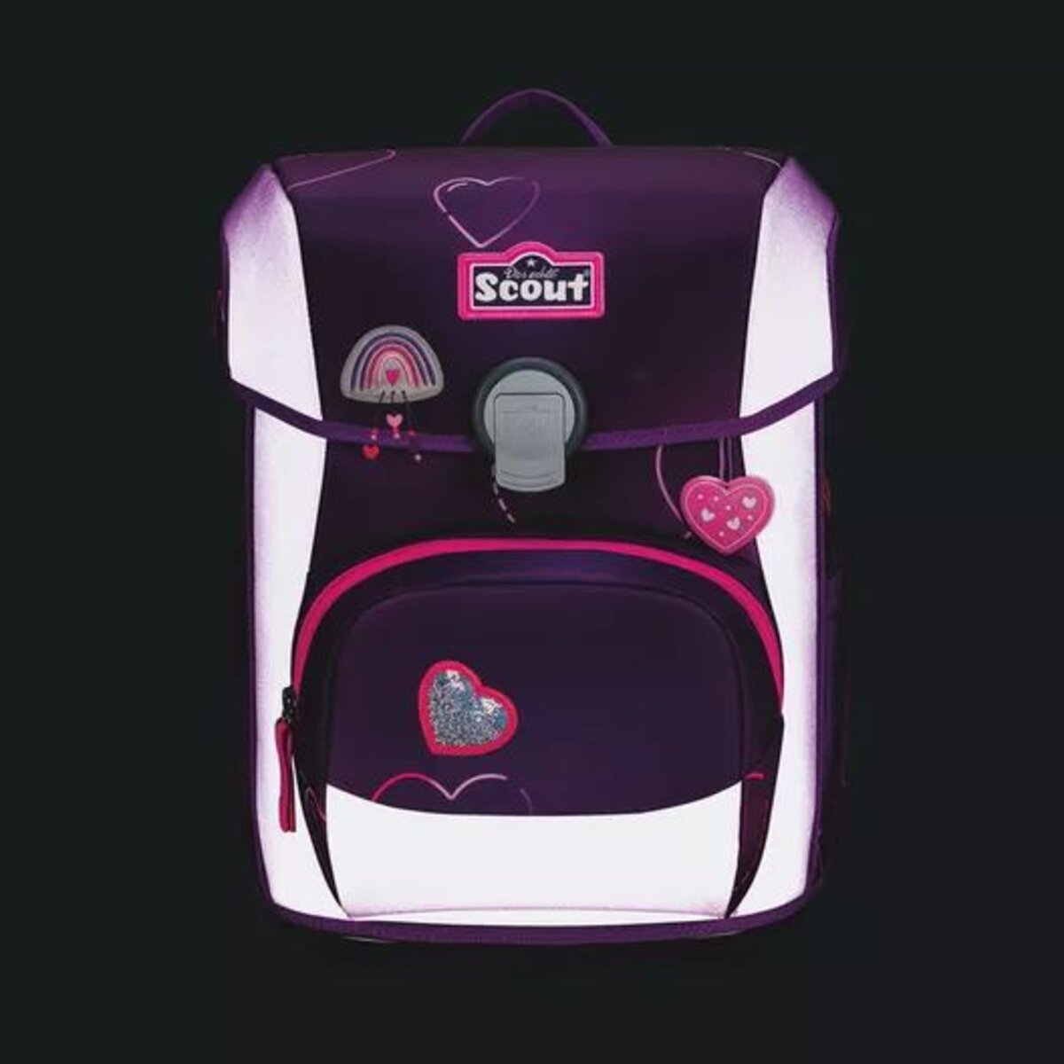 Scout Schulranzen-Set Neo Exklusiv Superflash Lovely