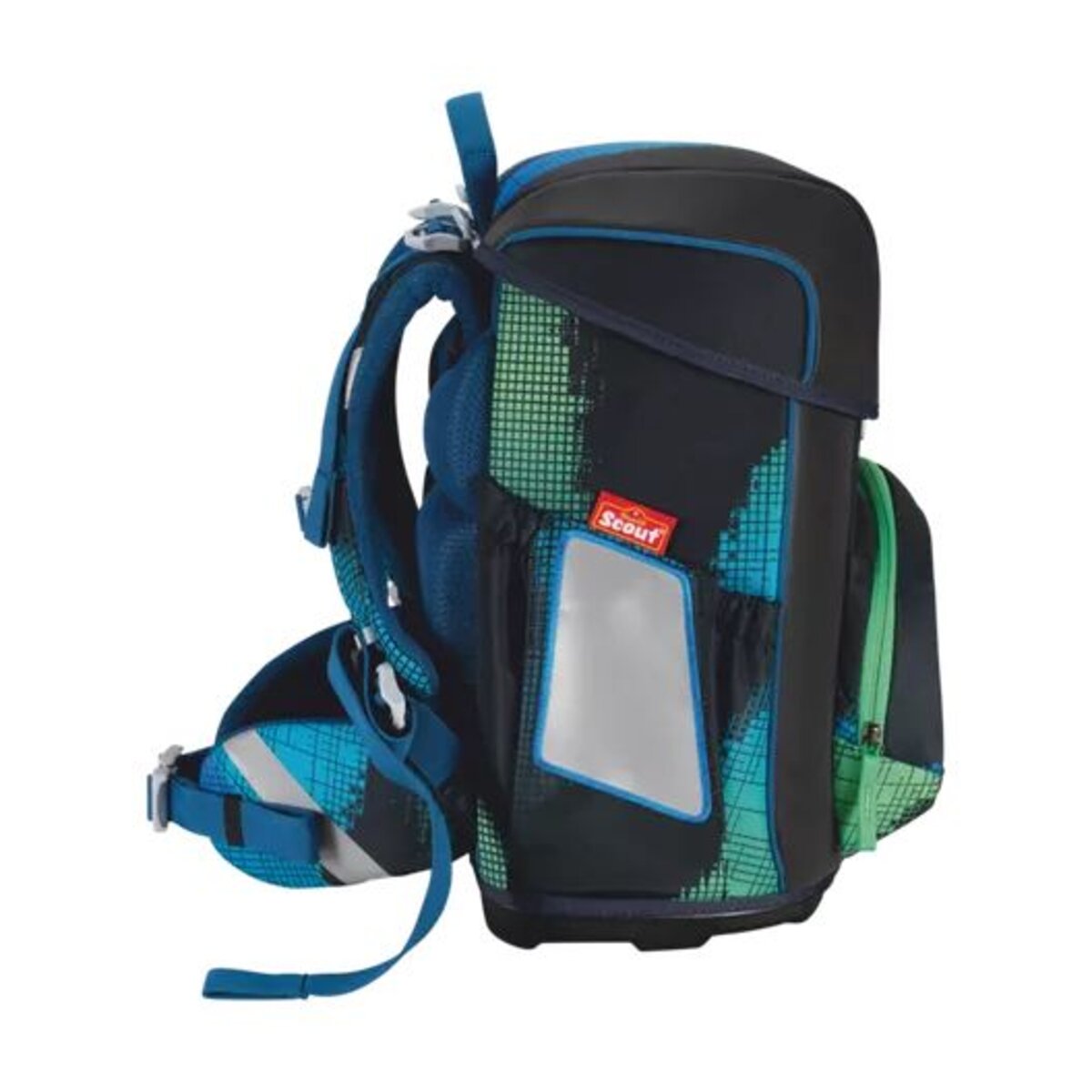Scout Schulranzen-Set Neo Set Movie Star Blue Pixel