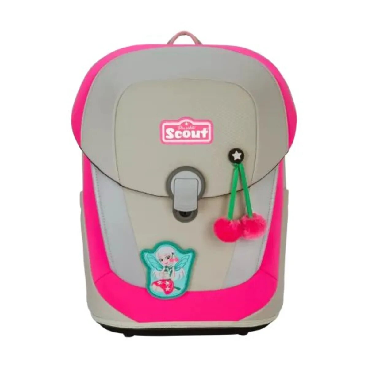 Scout Schulranzen-Set Sunny II DIN Pink Cherry, 4-teilig