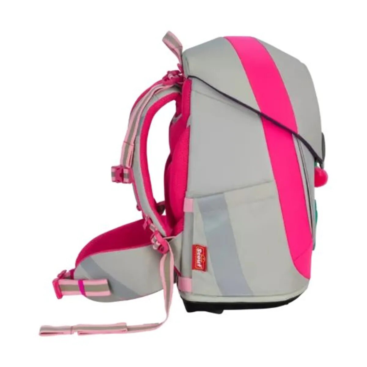 Scout Schulranzen-Set Sunny II DIN Pink Cherry, 4-teilig