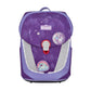 Scout Schulranzen-Set Sunny II, Safety Light - Lila Luna, 5-teilig