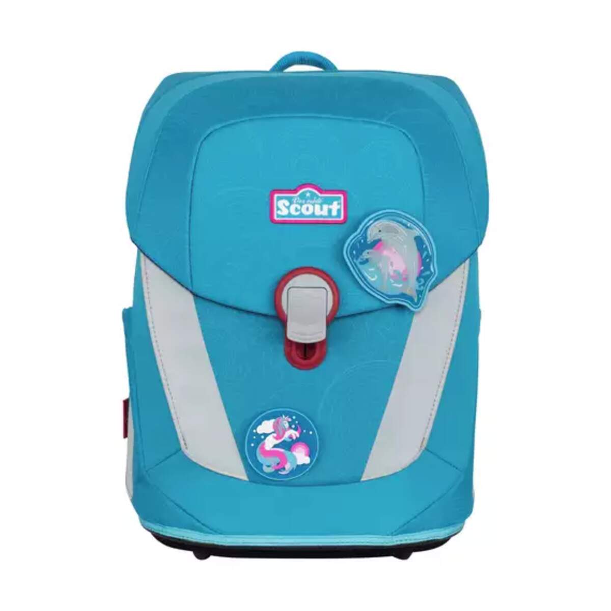 Scout Schulranzenset Sunny II Dolphins, 4-teilig