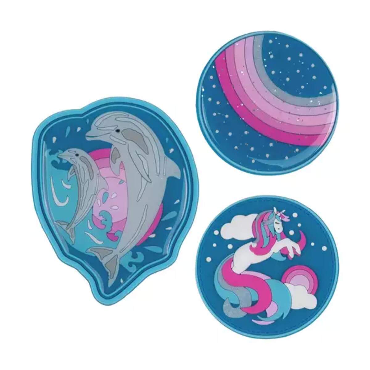 Scout Schulranzenset Sunny II Dolphins, 4-teilig