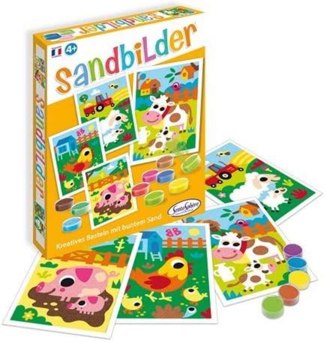 Sentosphere Sandbilder Bauernhoftiere