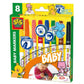 SES Creative 00299 Baby Marker, 8 Stück