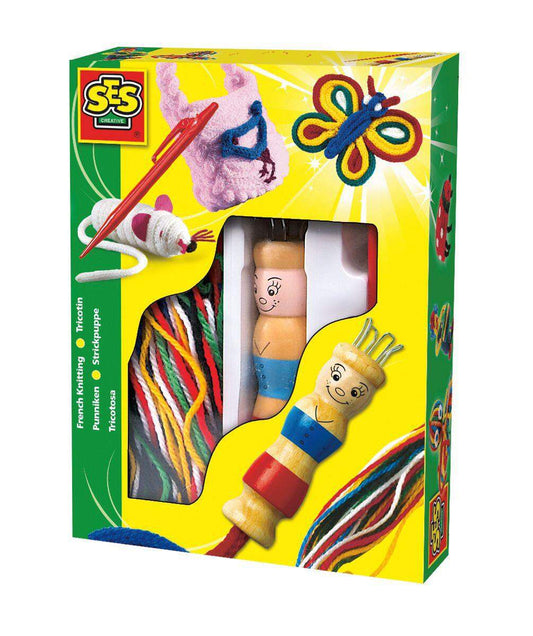 SES Creative 00862 Strickpuppe und Wolle