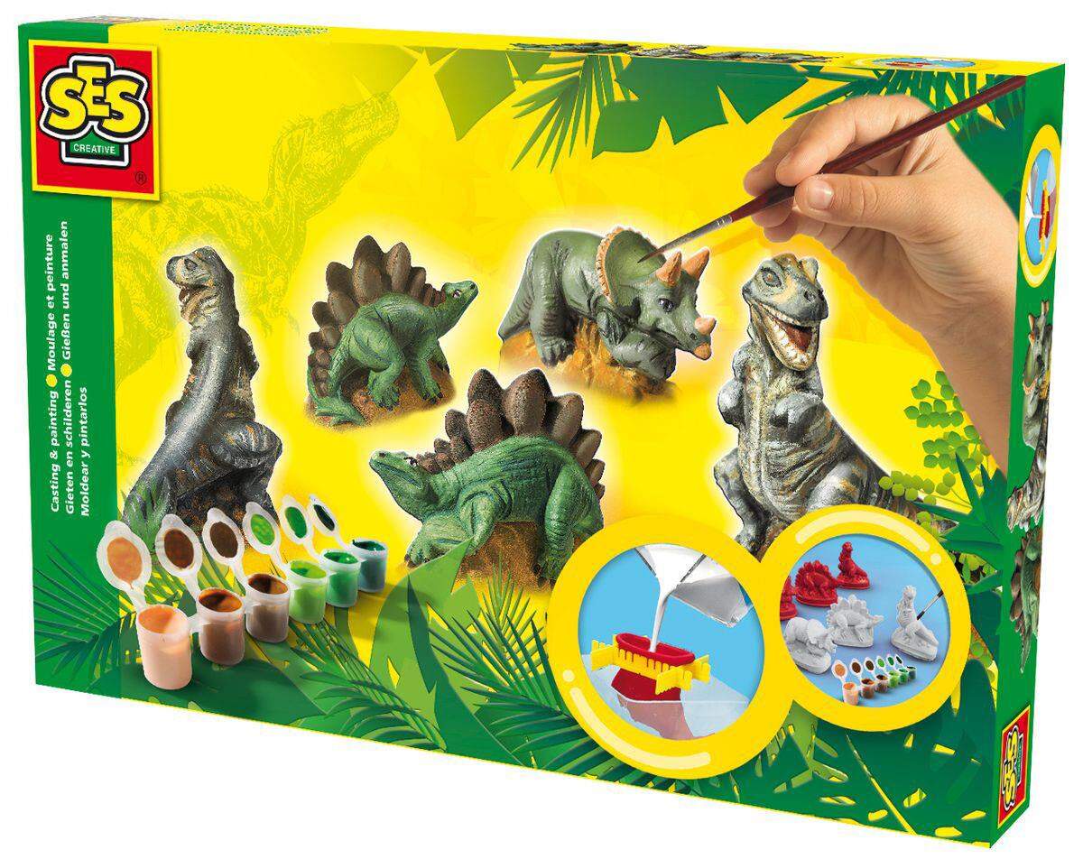 SES Creative 01406 Gipsgießset Dinos