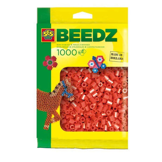 SES Creative Bügelperlen 1000 Stück rot